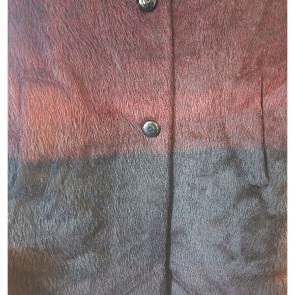 Katherine Kelly Peru Alpaca Wool Blend Ombre Coat Jacket Women’s Size 14 - Picture 6 of 12